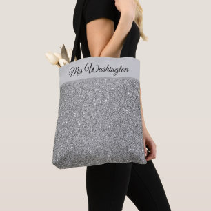 Sac fourre-tout de Parties scintillant Miss Americ
