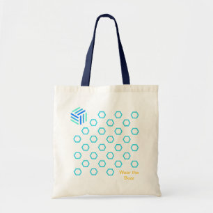 Sac fourre-tout de peigne bleu   Conception écolog