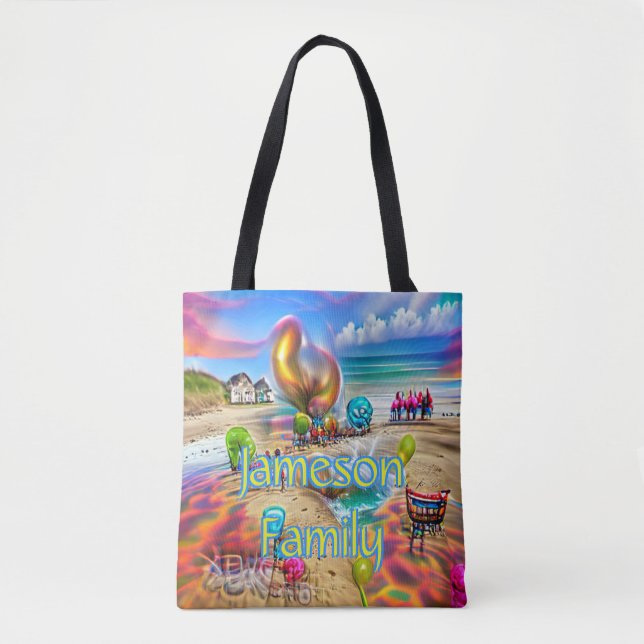 Sac fourre-tout de plage Balloirs de bienvenue de  (Devant)