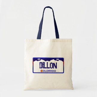 Sac fourre-tout de plaque d'immatriculation bleu D