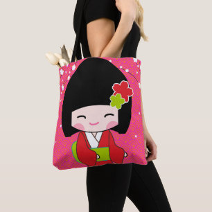 sac fourre-tout de poupée kawaii mignon