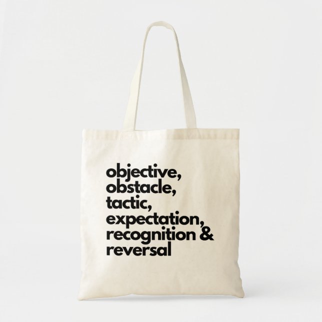 Sac fourre-tout de répétition théâtrale (Devant)