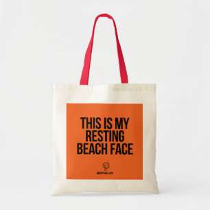 Sac fourre-tout de repos à visage de plage