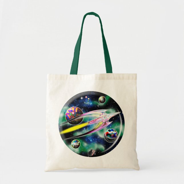 Sac fourre-tout de roquette en verre (Devant)