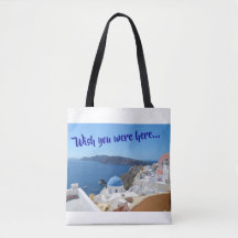 Sac fourre-tout de Santorin