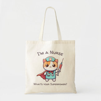 Sac fourre-tout de soins infirmiers de Kawaii avec