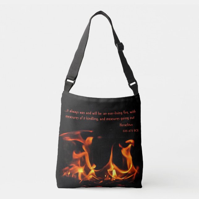 Sac fourre-tout de soumission de Heraclitus Orange (Devant)