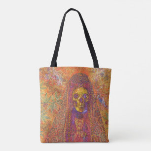 Sac fourre-tout de squelette gothique décoratif