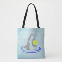 Sac fourre-tout de tennis de requin