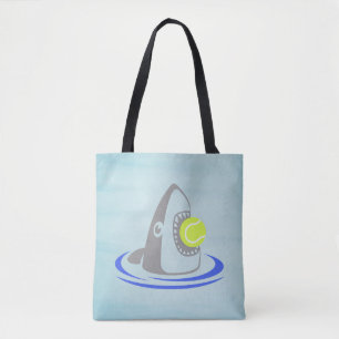 Sac fourre-tout de tennis de requin