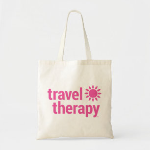 Sac fourre-tout de thérapie de voyage rose