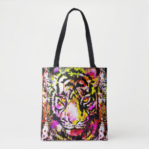 Sac fourre-tout de tigre vintage - Tiger Big Cats