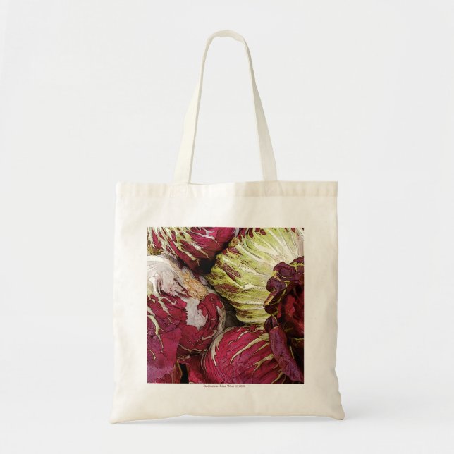 Sac fourre-tout de toile à imprimer Radicchio (Devant)