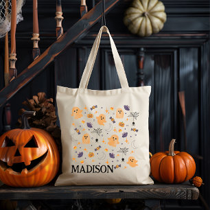 Sac fourre-tout de toile pour les enfants personna