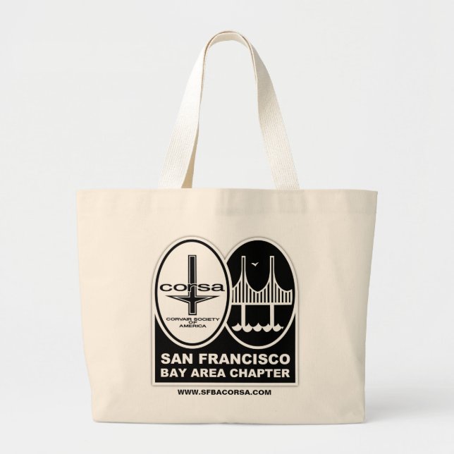 Sac fourre-tout de toile SFBA CORSA personnalisabl (Devant)