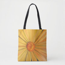 Sac fourre-tout de tournesol jaune vif