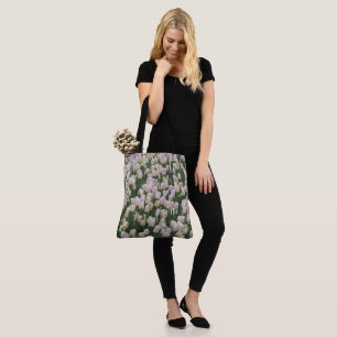 Sac fourre-tout de tulipes rose pâle