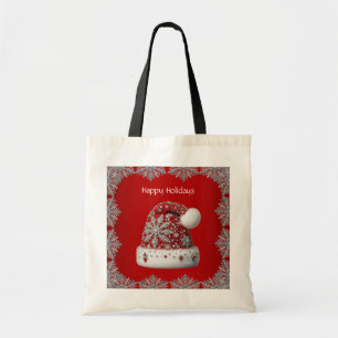 Sac fourre-tout de vacances Red Santa Hat