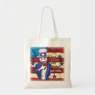 Sac fourre-tout de vote pour le singe de Sock