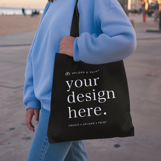 Sac fourre-tout de votre conception Télécharger (Your own tote bag creation, simply upload your photo or design artwork from Photoshop, Canva & more!)