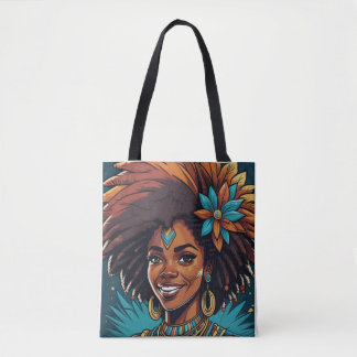 Sac fourre-tout de voyage autochtone Afro