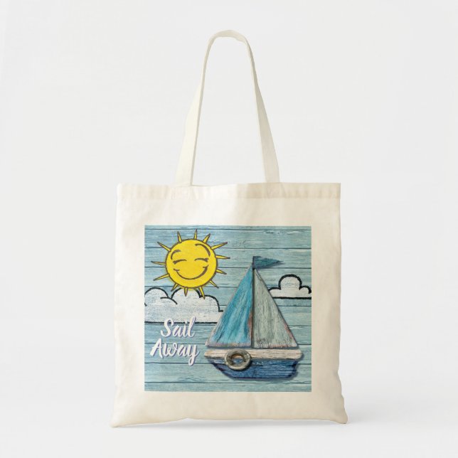 sac fourre-tout de yacht au design de Driftwood Be (Devant)