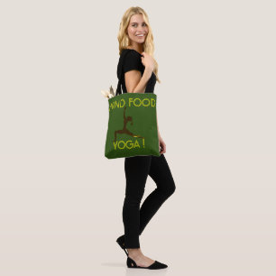 sac fourre-tout de yoga "Mind Food"