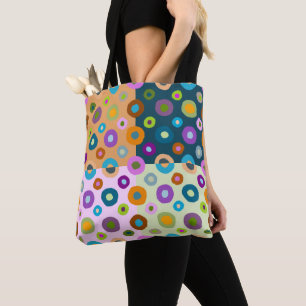 Sac fourre-tout de yoga Multi coloré funky boho fu