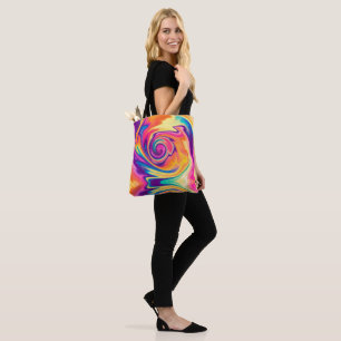 Sac fourre-tout d'épaule à Cravate de couleur vi