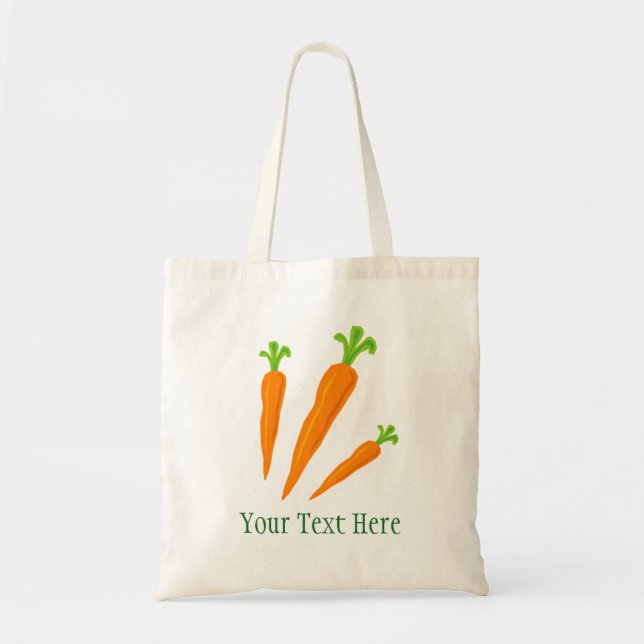 Sac fourre-tout d'épicerie de légumes de carotte s (Devant)