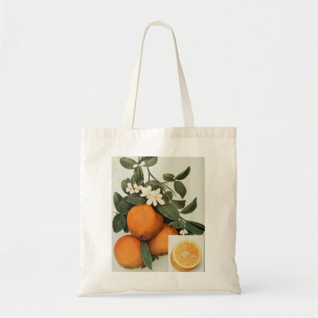 SAC FOURRE-TOUT d'épicerie ORANGES (Devant)