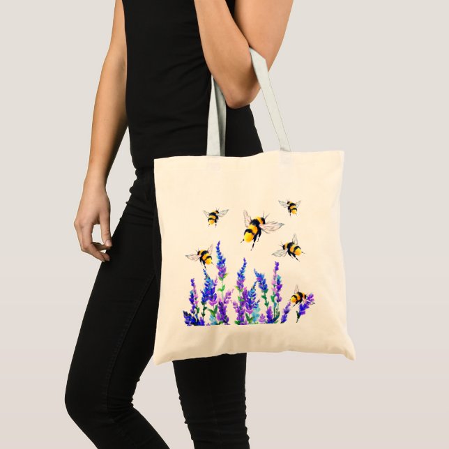 Sac fourre-tout des abeilles volantes (Devant (produit))