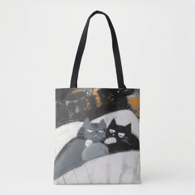 Sac fourre-tout des chats de jour de Lazy (Devant)