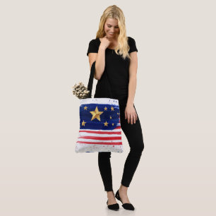 Sac fourre-tout des étoiles et des rayures patriot