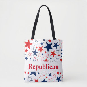 Sac fourre-tout des étoiles patriotiques républica