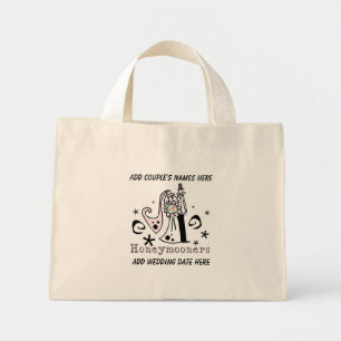 Sac fourre-tout des lunes de miel personnalisées