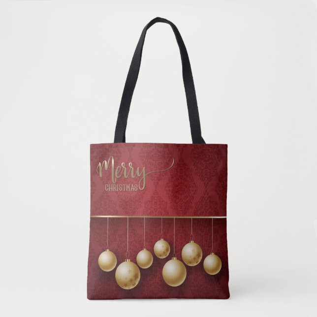 Sac fourre-tout des ornements de Noël (Devant)
