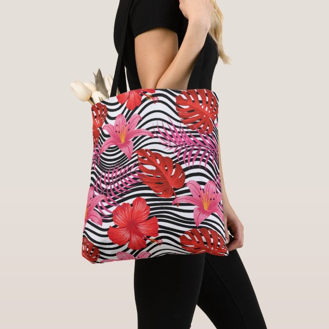 Sac fourre-tout des palmes tropicales (De près)