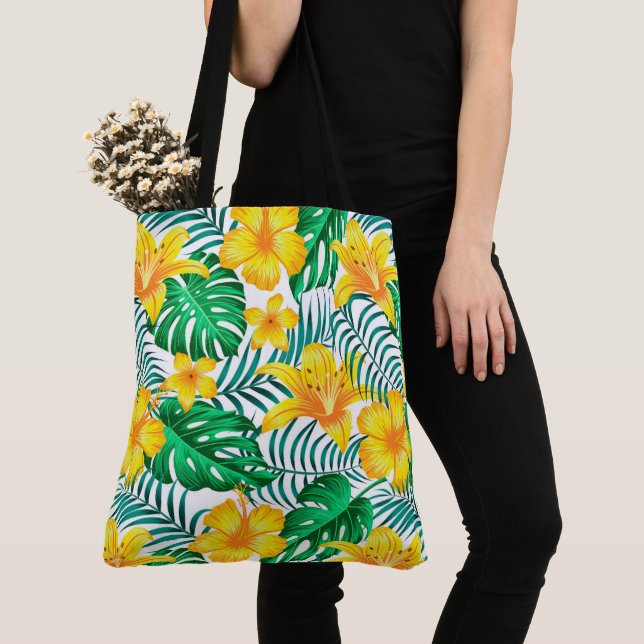 Sac fourre-tout des palmes tropicales (De près)