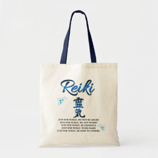 Sac fourre-tout des principes de Reiki Bleu