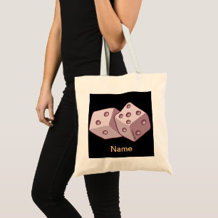 Sac fourre-tout dés roses
