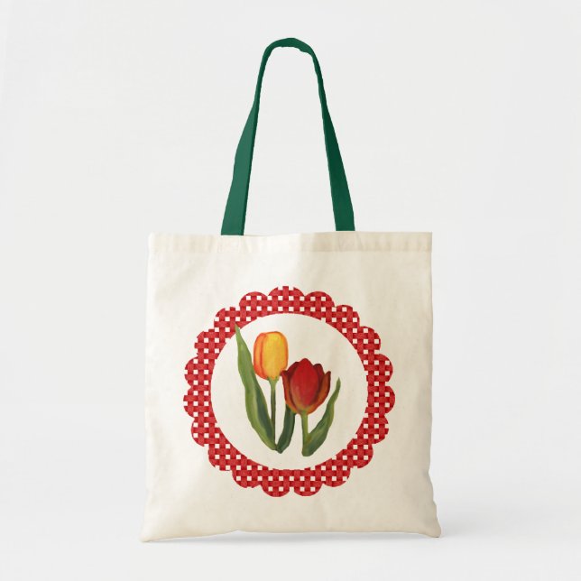 Sac fourre-tout des Tulipes du Pays (Devant)