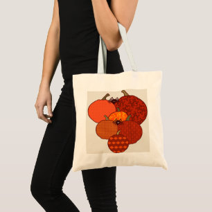 Sac fourre-tout design citrouille d'automne.
