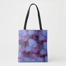 Sac fourre-tout : dessin abstrait brouillard bleu