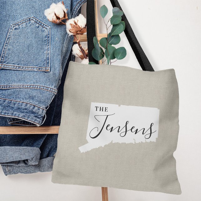 Sac fourre-tout d'état de la famille Connecticut (Créateur téléchargé)