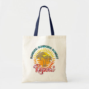 Sac fourre-tout d'été Sunrise Beach Bonjour été