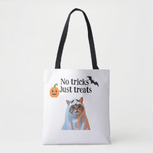 Sac fourre-tout d'halloween de chat