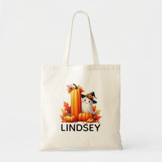 Sac fourre-tout d'Halloween monographique personna