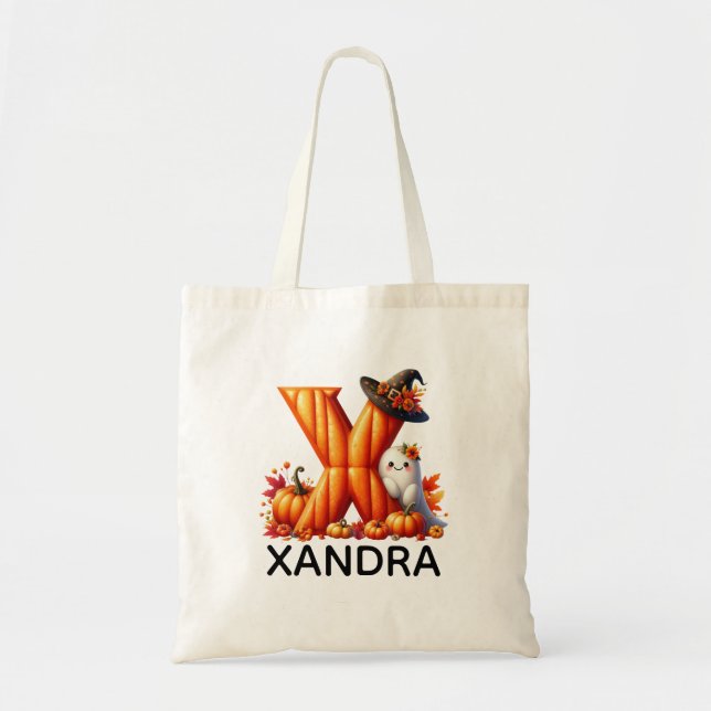 Sac fourre-tout d'Halloween monographique personna (Devant)
