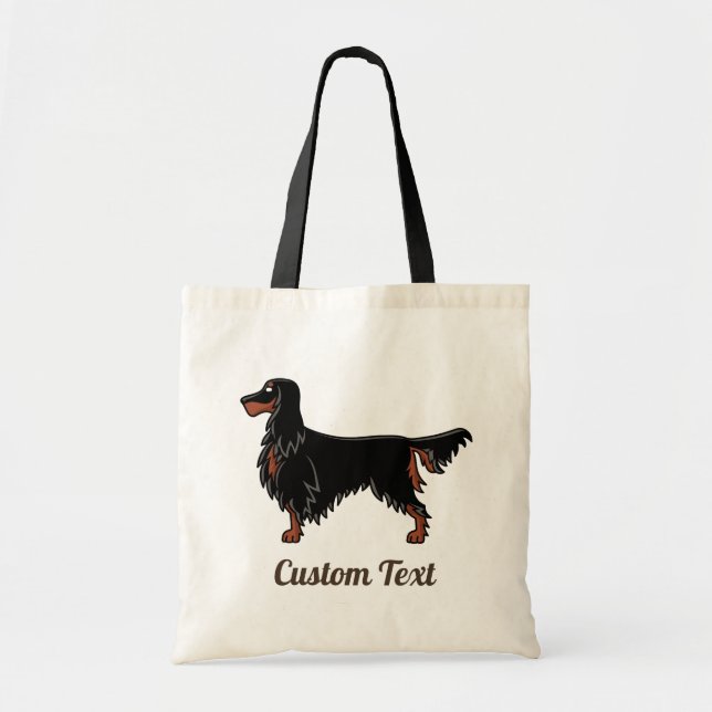 Sac fourre-tout d'icône Gordon Setter (Devant)